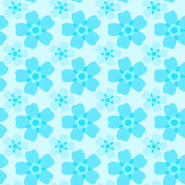 Forget-me-not seamless pattern — Stock Vector