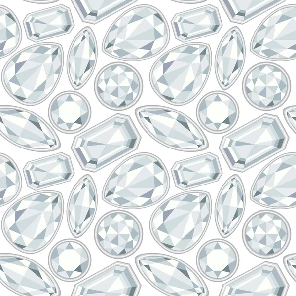 Modèle sans couture diamant. SPE 10 sans transparence et sans — Image vectorielle