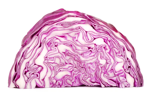 Der Rotkohl isoliert — Stockfoto