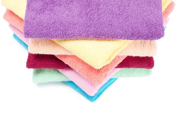 Den kombinerade färg handduken — Stockfoto