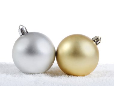 kar Noel ağacı topu