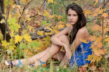 sonbahar Park genç kız