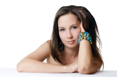 güzel saçlı seksi kızı