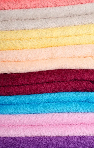 The combined color towels — Stock Photo, Image