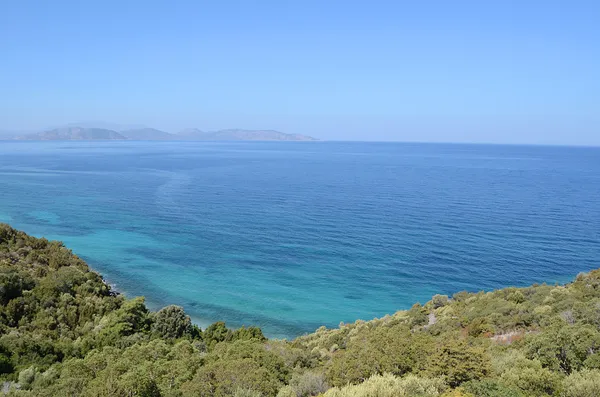 Paisaje del mar Egeo - vista panorámica — Foto de Stock