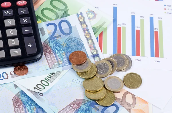 Grafik ile Euro banknot