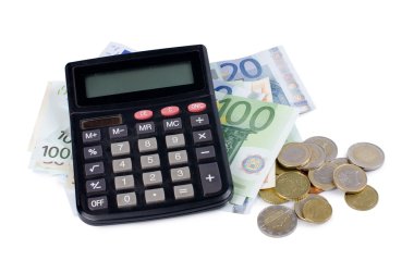 çeşitli Avrupa para birimi fatura ve madeni paralar