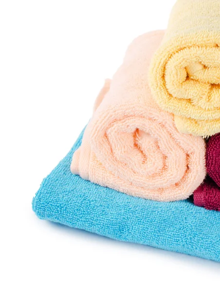 The combined color towels — Stock Photo, Image