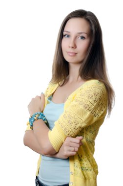 güzel saçlı seksi kızı