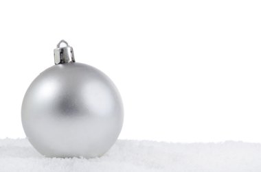 kar Noel ağacı topu