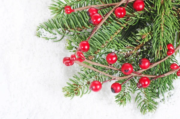 Weihnachten und Neujahr Grenze — Stockfoto