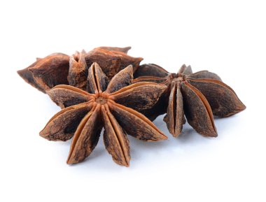 Beyaz arka plan üzerinde izole anason