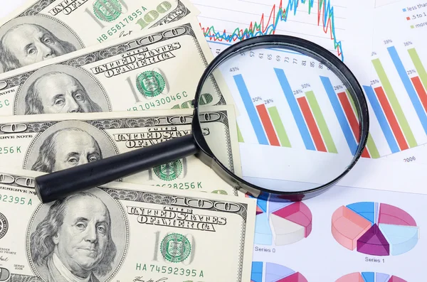 banknot dolar grafik ile