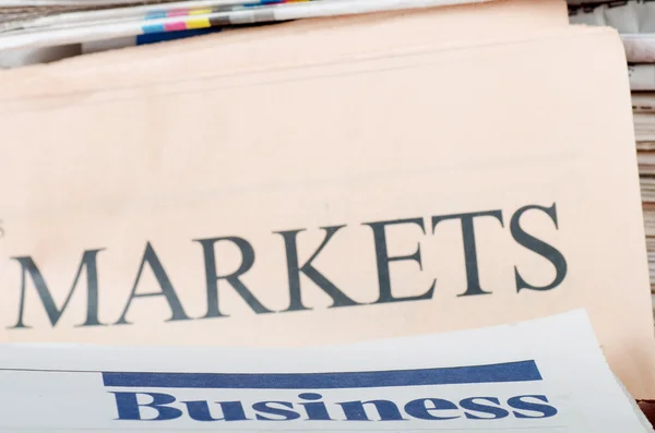 The business newspaper — Stock Photo, Image