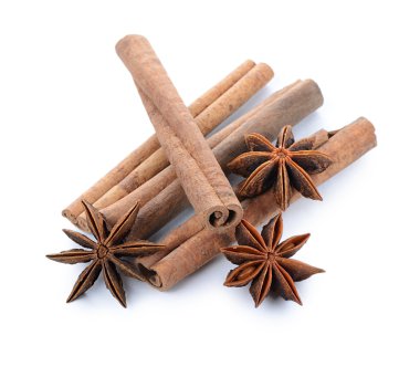 Beyaz arka plan üzerinde izole anason