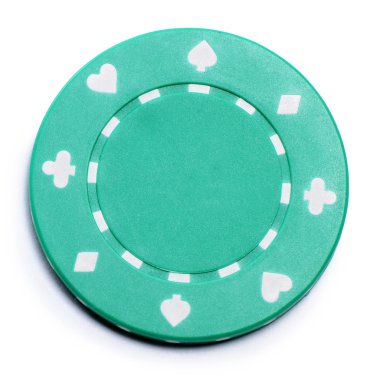 fiş bir casino olarak izole beyaz