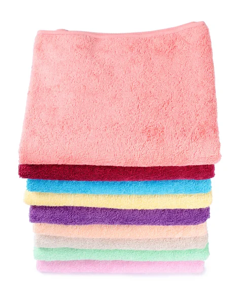 The combined color towels — Stock Photo, Image