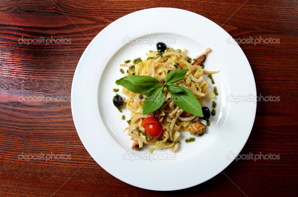 Paste Fettuccine with seafood