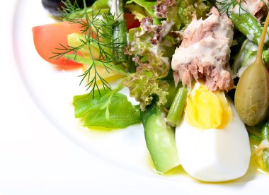 salata taze sebze ile Dana gelen