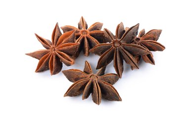 Beyaz arka plan üzerinde izole anason