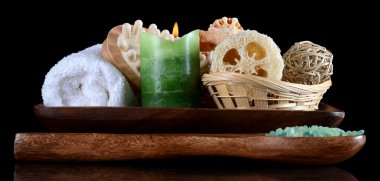 Masaj ve kese - spa prosedürler için ayarla