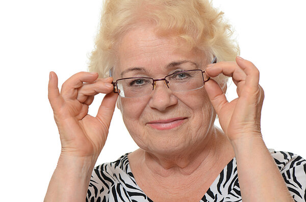 Portrait of old woman