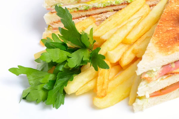 Canape with potato — Stock Photo, Image