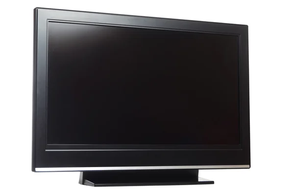 Flatscreen tv geïsoleerd op wit — Stockfoto