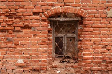 eski tuğla ev pencere