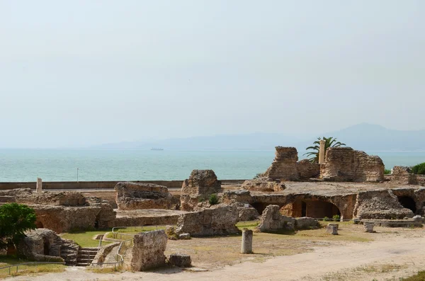 Antiguas ruinas en Cartago — Foto de Stock