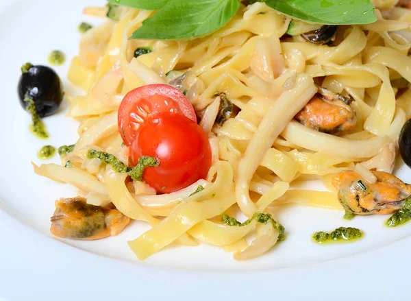 Fettuccine yapıştırın — Stok fotoğraf