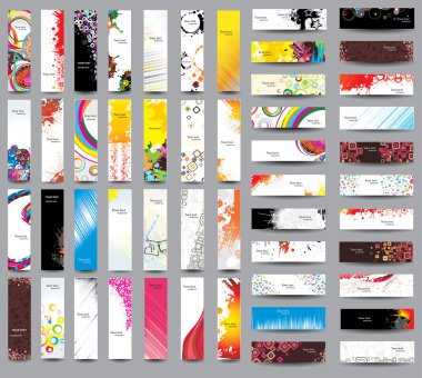 Mix Collection vertical and horizontal banners. Vol 3