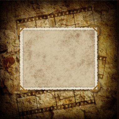 Grunge grafik arka plan film ile