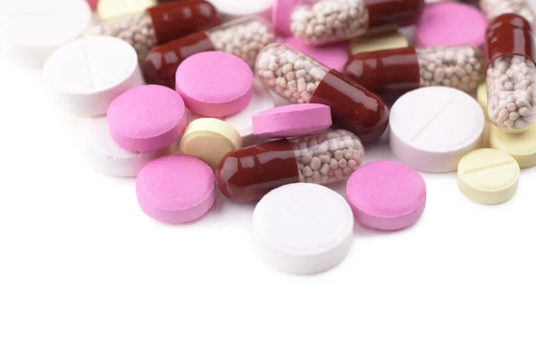 Macro view of pills — Stock Photo, Image