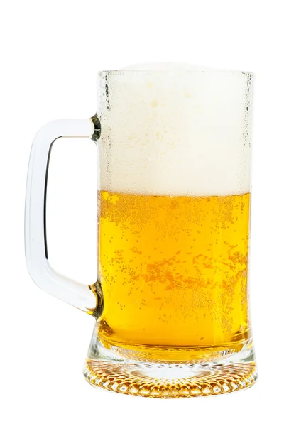 Bier in een glas — Stockfoto