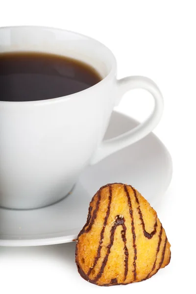 Café e biscoitos — Fotografia de Stock