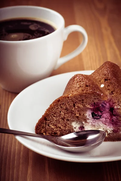 Coffee and pie — Stock Photo, Image