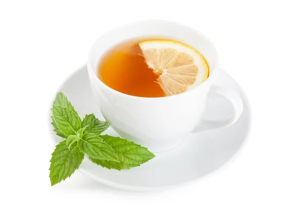 Čaj s citronem — Stock fotografie