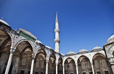 Mavi Sultanahmet Camii - iç avlu