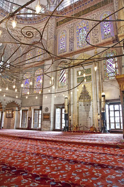 Sultanahmet Interior da mesquita azul — Fotografia de Stock