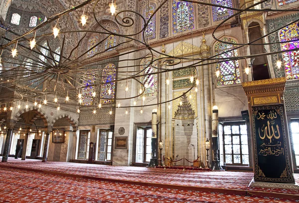 Sultanahmet Interior masjid biru — Stok Foto