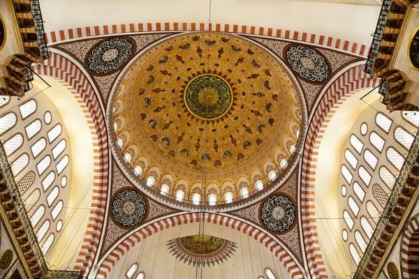 Suleymaniye moskee in istanbul Turkije - dome — Stockfoto