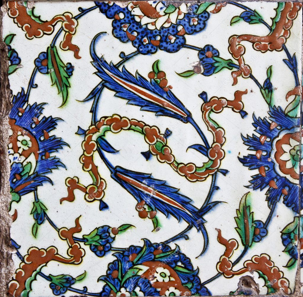 Tile from Topkapi Palace in Istanbul