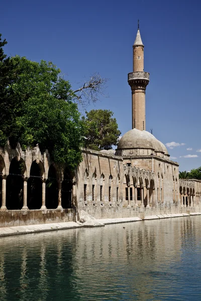 Gezmeden Gol (göl) ve Abdurrahman cami — Stok fotoğraf