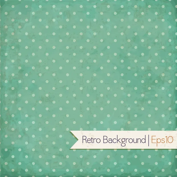 Fundo vintage. Polka dot —  Vetores de Stock