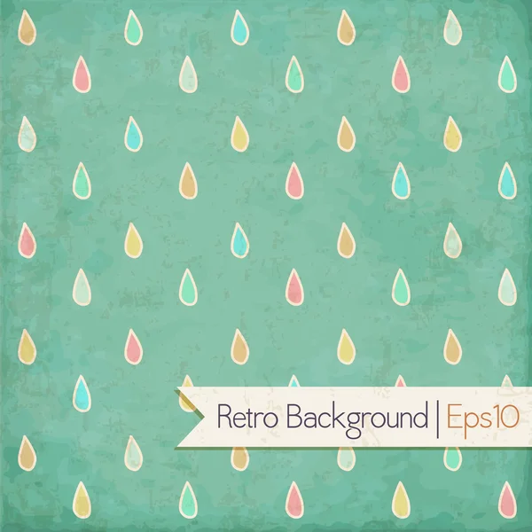 antika arka plan. Polka dot, yağmur damlaları