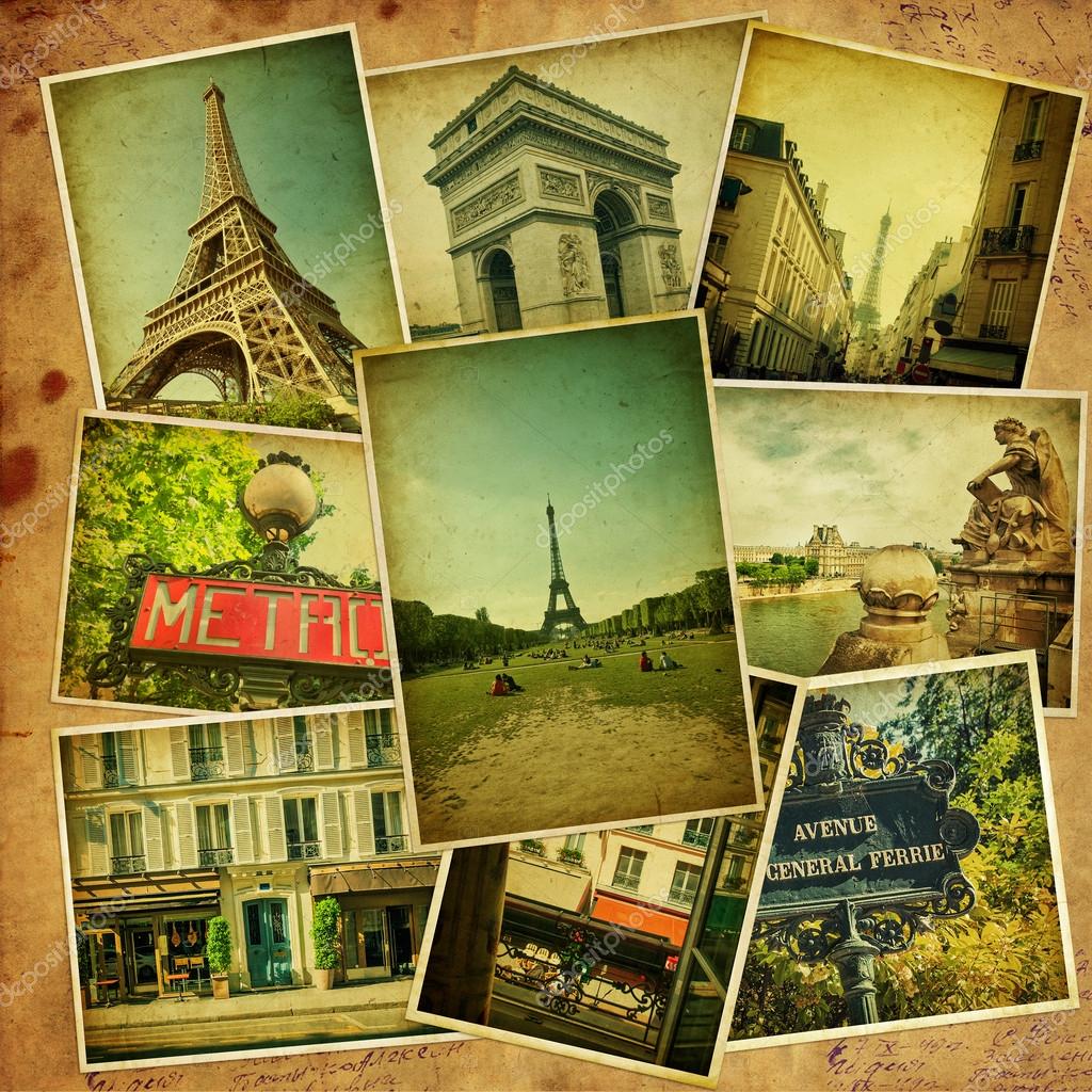 pix Collage Vintage vintage collage paris travel stock photo by c kazyavka 40609947
