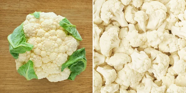 Cauliflower. Healthy food background. — Stock Image Cauliflower. Healthy food background. Stock Photo