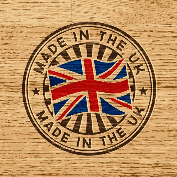 İngiltere'de yapılmış. ahşap zemin üzerinde pul