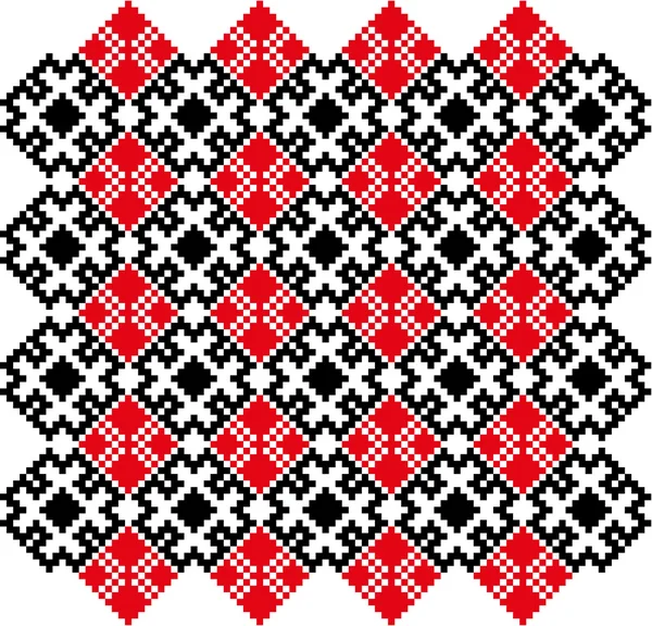 Kreuzstich-Weißrussisch-Slawisch-Muster — Stockvektor